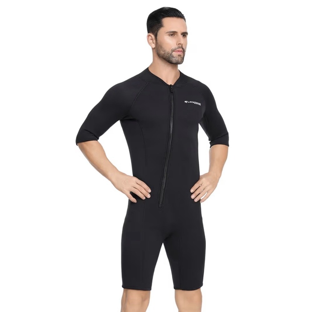 Layatone 3mm Shorty Neoprene Wetsuit Men's Size XL NEW